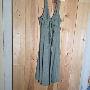 Green Sleeveless Maxi Dress